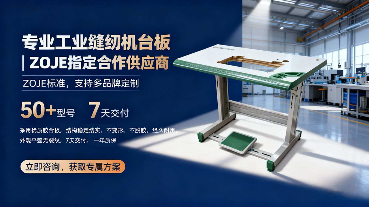 工业缝纫机台板专业制造商 | ZOJE指定供应商 | 支持定制